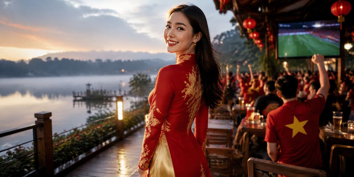 Không gian giải trí casino ngoài trời tại Đà Lạt với bầu không khí sôi động về đêm