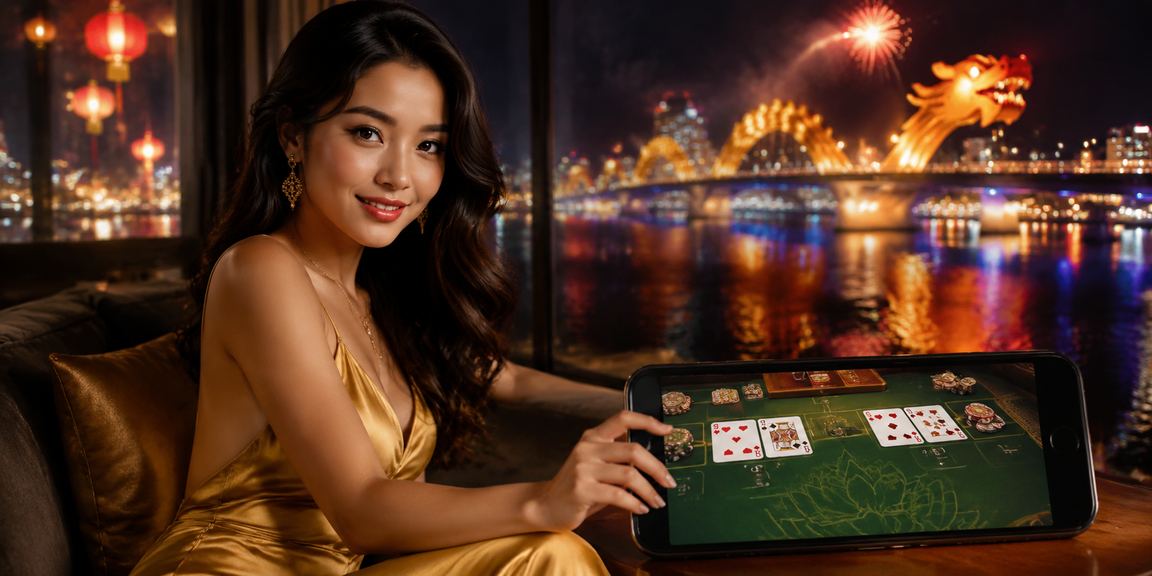 Người chơi Baccarat trực tuyến tại quán cà phê Đà Nẵng trên điện thoại